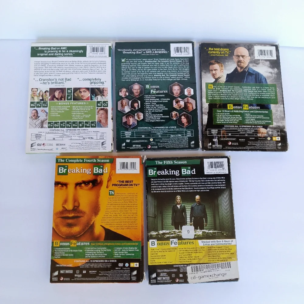 Breaking Bad DVD Set Seasons 1-5